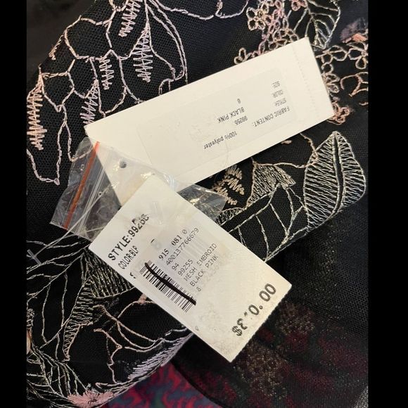 Rickie Freeman for Teri Jon Cap-Sleeve Embroidered Tulle Dress $740 - Picture 9 of 13